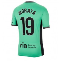 Atletico Madrid Alvaro Morata #19 Tretí futbalový dres 2023-24 Krátky Rukáv